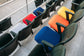 side view of sunseats on stadium seats